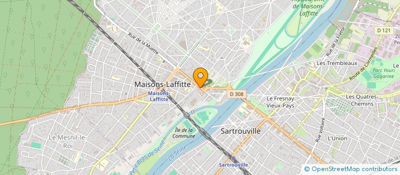 localisation de l'entreprise MB LOGISTIQUE  MAISONS-LAFFITTE