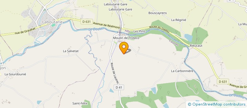 localisation de l'entreprise MB LOISIRS  SAINT-GENEST-DE-CONTEST