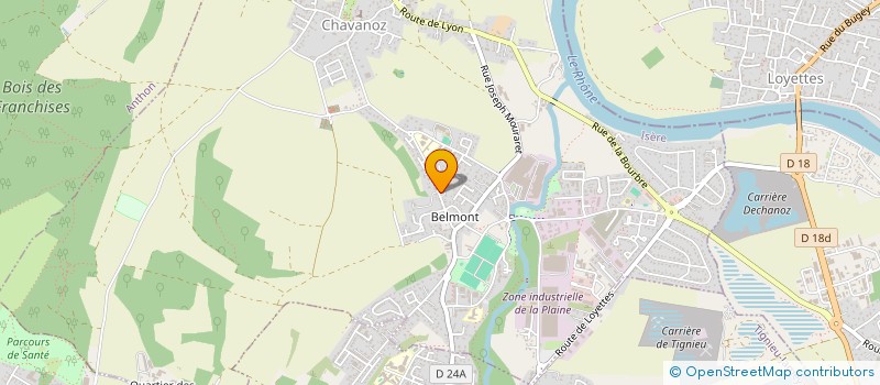 localisation de l'entreprise MB MAINTENANCE  CHAVANOZ