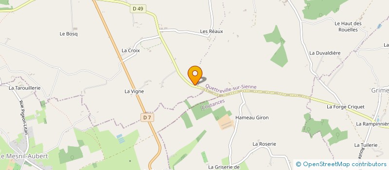 localisation de l'entreprise MB MAINTENANCE A DOMICILE  QUETTREVILLE-SUR-SIENNE