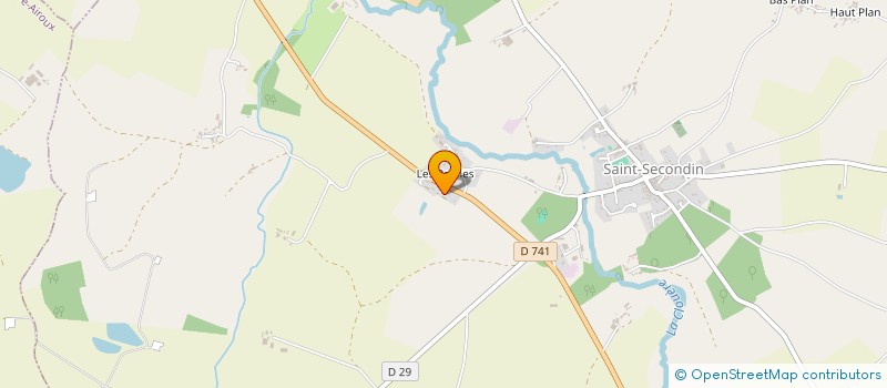 localisation de l'entreprise MB MENUISERIE  SAINT-SECONDIN