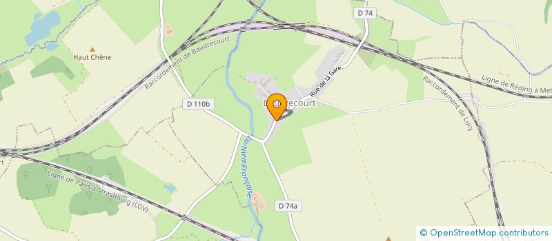 localisation de l'entreprise MB METZ  BAUDRECOURT