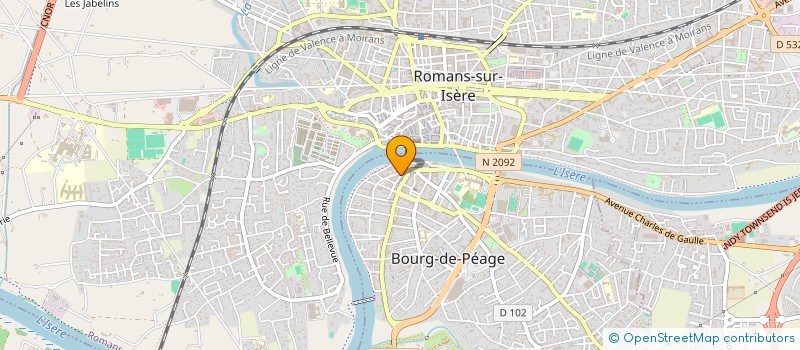 localisation de l'entreprise MB+MODALIS à BOURG-DE-PEAGE