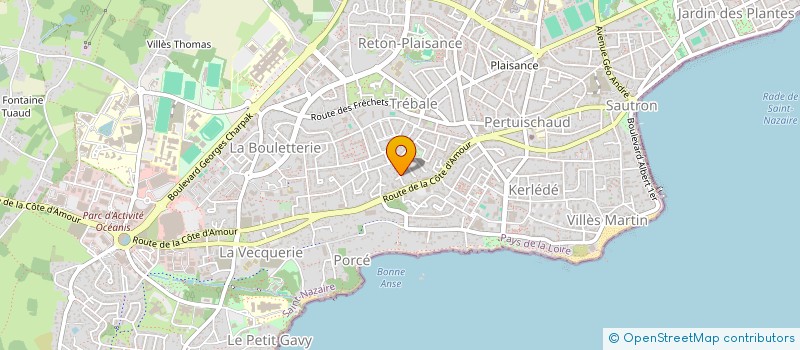 localisation de l'entreprise MB MONTAGE  SAINT-NAZAIRE