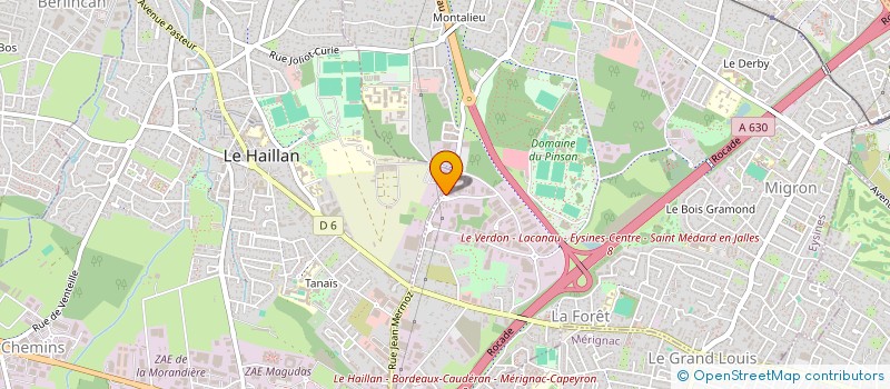 localisation de l'entreprise MB MOTORS à EYSINES