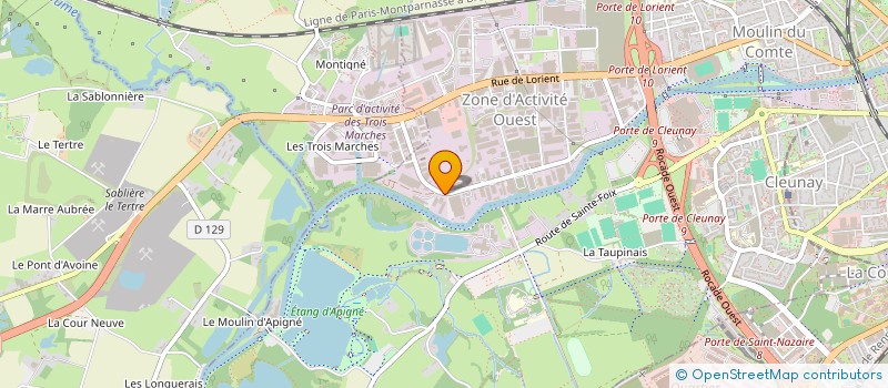 localisation de l'entreprise MB MOTORS  RENNES