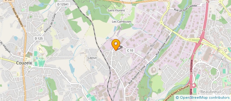 localisation de l'entreprise MB MULTISERVICES à LIMOGES