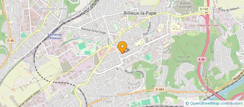 localisation de l'entreprise MB NEGOCE SERVICES  RILLIEUX-LA-PAPE