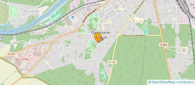 localisation de l'entreprise MB.NET à DAMMARIE-LES-LYS