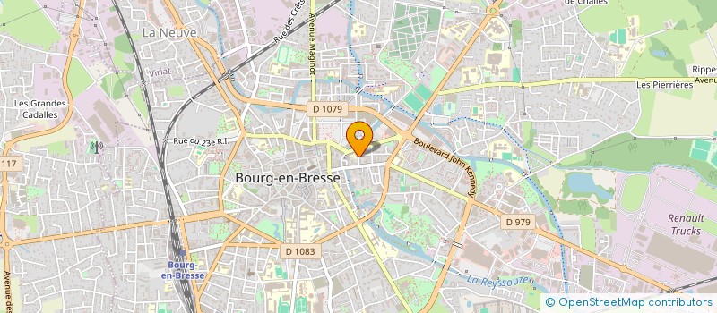 localisation de l'entreprise MB NETTOYAGE à BOURG-EN-BRESSE