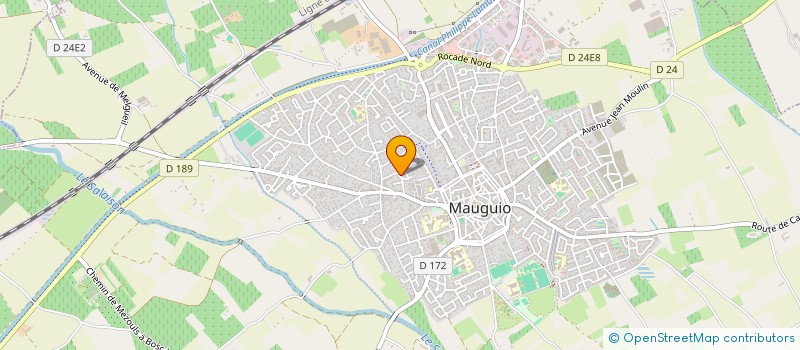 localisation de l'entreprise MB NETTOYAGE  MAUGUIO