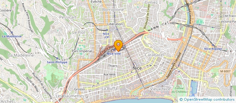 localisation de l'entreprise MB NICE 1 à NICE