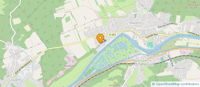 localisation de l'entreprise MB OFF ROAD  BAVANS