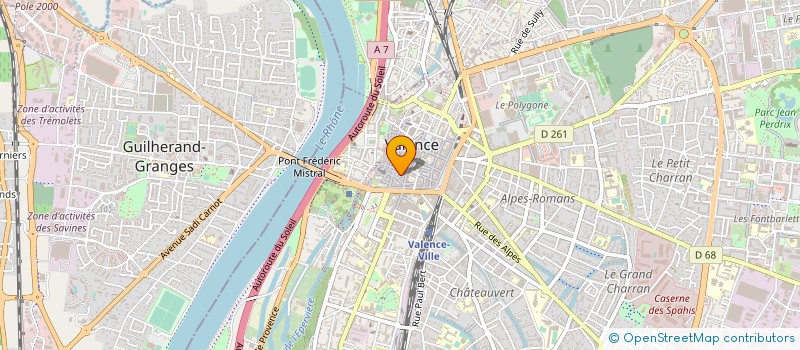 localisation de l'entreprise MB OPTIC à VALENCE