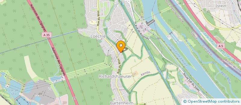 localisation de l'entreprise MB OPTIMAL  KEMBS