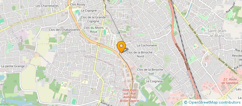 localisation de l'entreprise MB ORLEANS SUD à ORLEANS