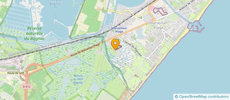 localisation de l'entreprise MB-ORTHO à MARSEILLAN