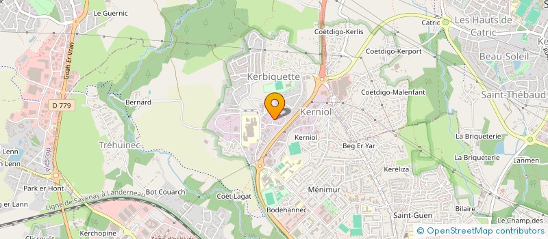 localisation de l'entreprise MB OUEST à VANNES