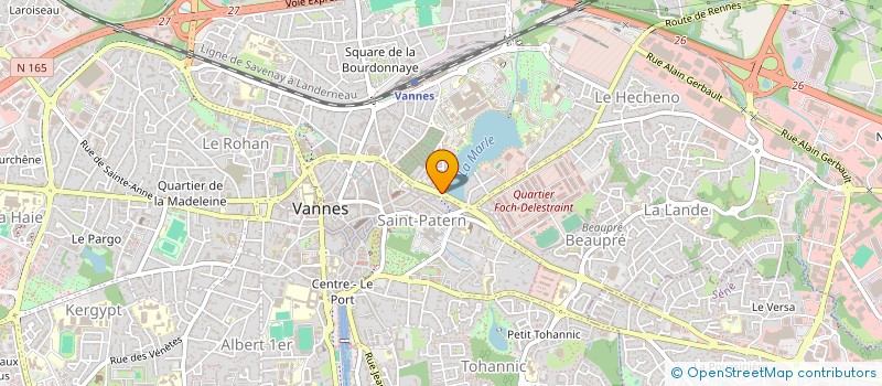 localisation de l'entreprise MB OUVERTURES à VANNES
