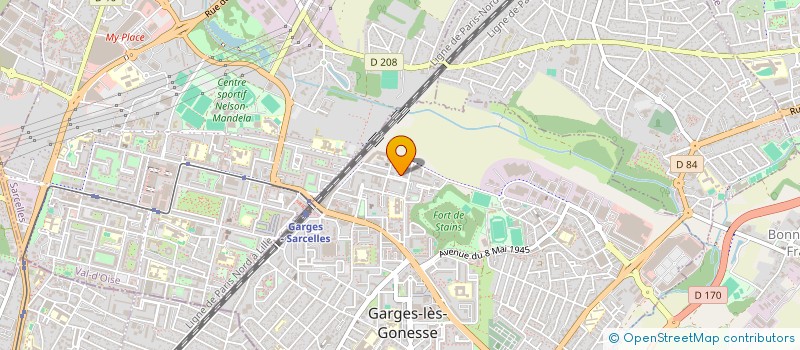 localisation de l'entreprise MB PARIS TRAITEUR  GARGES-LES-GONESSE