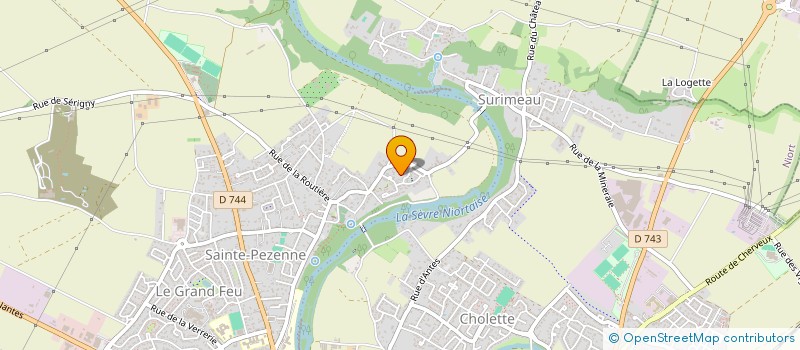 localisation de l'entreprise MB PARTICIPATION  NIORT