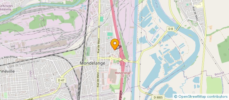 localisation de l'entreprise MB PATRIMOINE  MONDELANGE