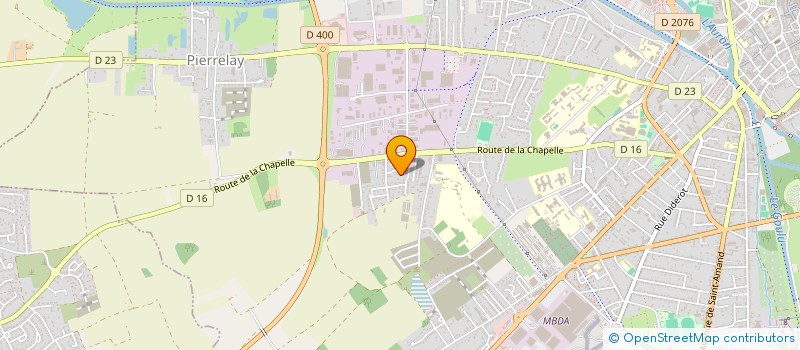 localisation de l'entreprise MB PATRIMOINE  BOURGES