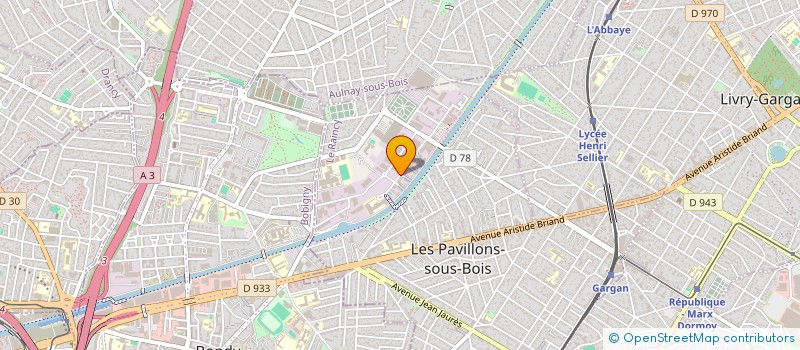 localisation de l'entreprise MB PATRIMOINE  LES PAVILLONS-SOUS-BOIS