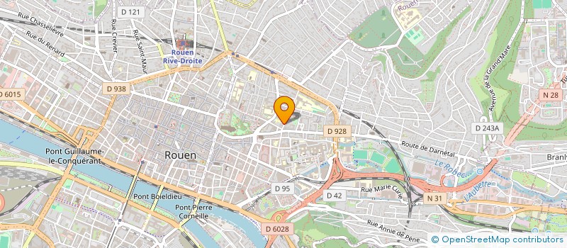 localisation de l'entreprise MB PATRIMOINE  ROUEN