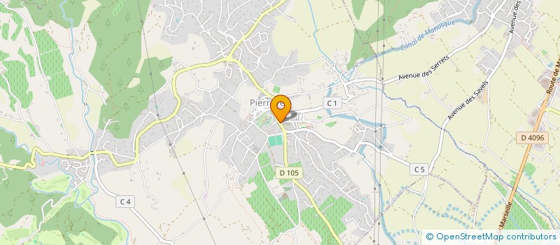 localisation de l'entreprise MB PEINTURE à MANOSQUE