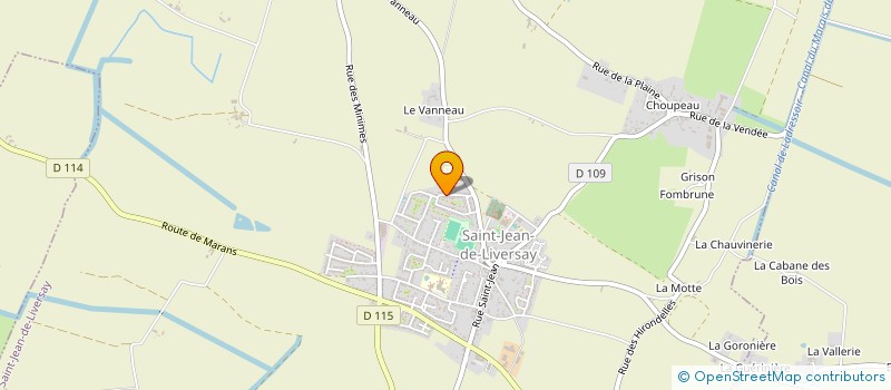 localisation de l'entreprise MB PEINTURE  SAINT-JEAN-DE-LIVERSAY