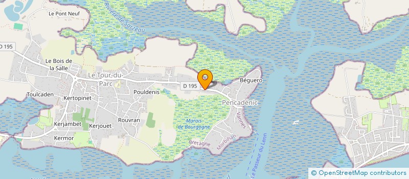 localisation de l'entreprise MB PENCADENIC  LE TOUR-DU-PARC