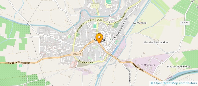 localisation de l'entreprise MB PIZZAS à SAINT-GILLES