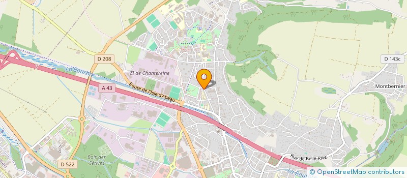 localisation de l'entreprise MB PP RENOVATION  BOURGOIN-JALLIEU