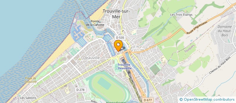 localisation de l'entreprise MB PRIMEURS PRESQU'ILE à DEAUVILLE