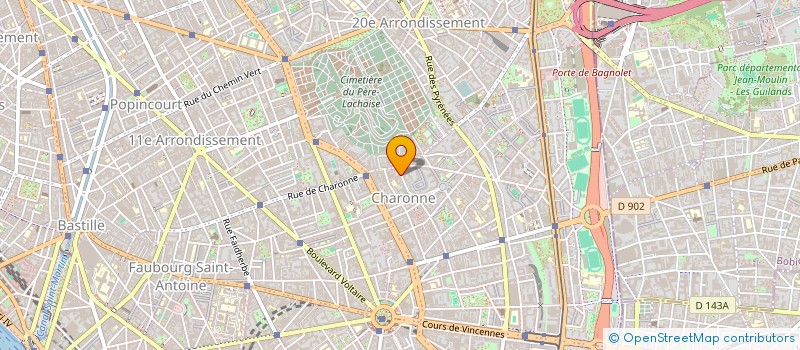 localisation de l'entreprise MB PRIMMO à PARIS