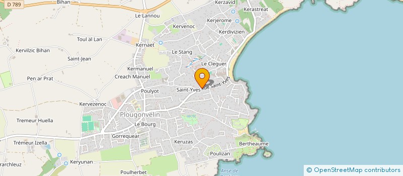 localisation de l'entreprise MB PROD  PLOUGONVELIN