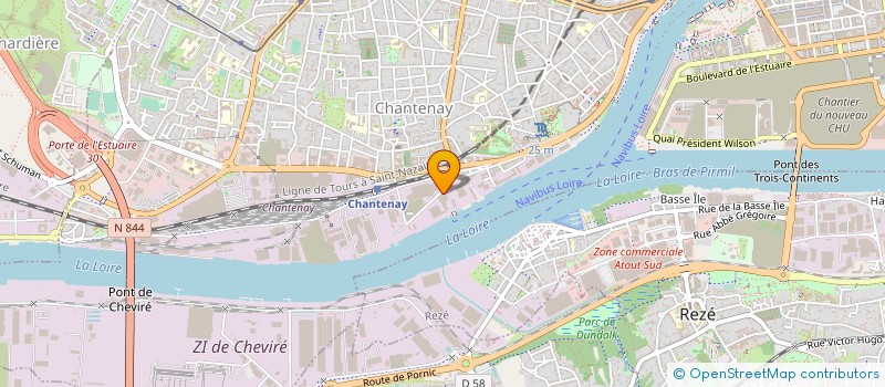 localisation de l'entreprise MB PRODUCTION à NANTES