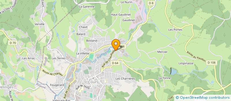 localisation de l'entreprise MB PROJECT FACADES  COURS