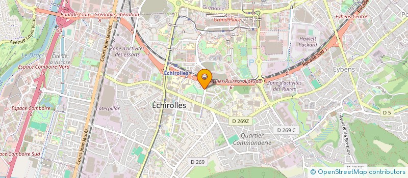 localisation de l'entreprise MB RAVALEMENT  ECHIROLLES