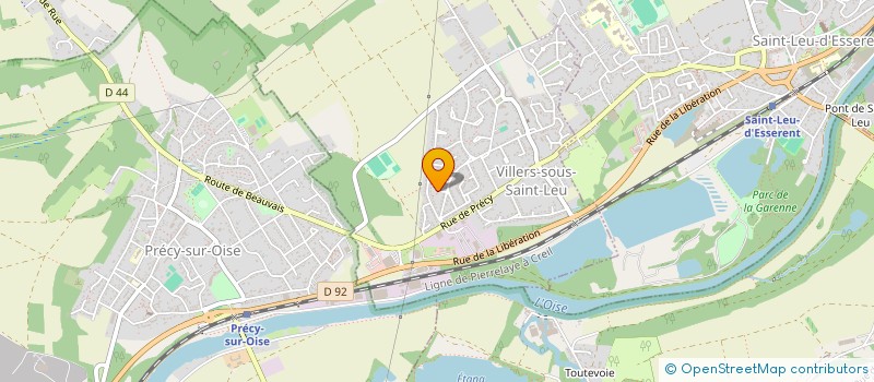 localisation de l'entreprise MB RENOV'  VILLERS-SOUS-SAINT-LEU