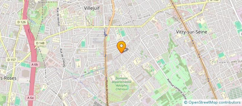 localisation de l'entreprise MB RENOVATION à VILLEJUIF