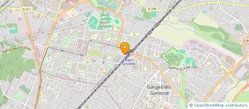 localisation de l'entreprise MB RENOVATION  SARCELLES