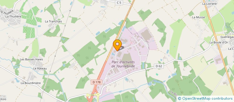 localisation de l'entreprise MB RENTAL à LA CHEVROLIERE