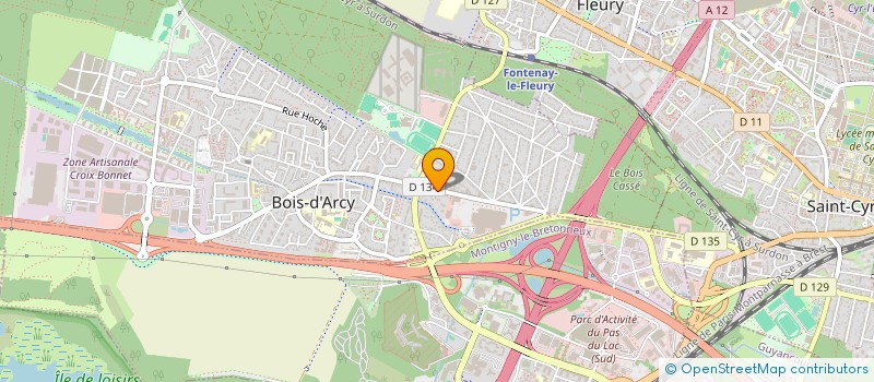 localisation de l'entreprise MB RESTAURANT  BOIS-D'ARCY