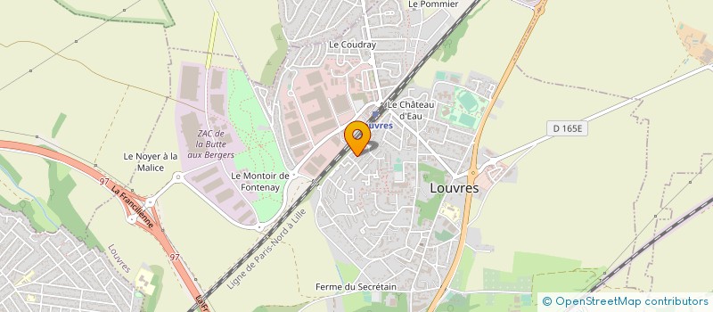 localisation de l'entreprise MB REVA  LOUVRES