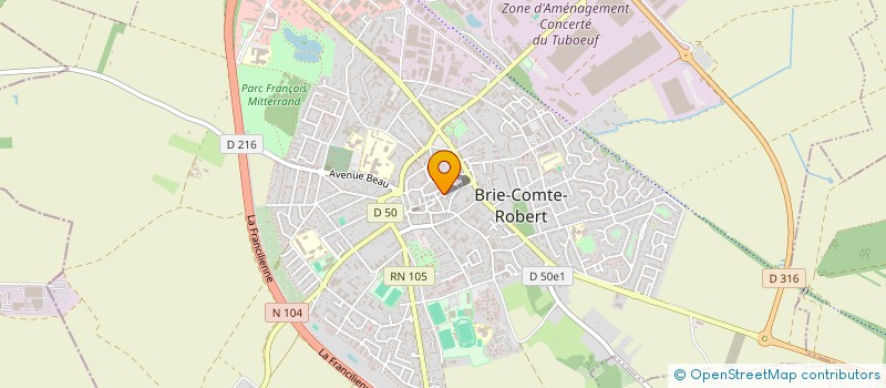 localisation de l'entreprise MB'S FOOD  BRIE-COMTE-ROBERT
