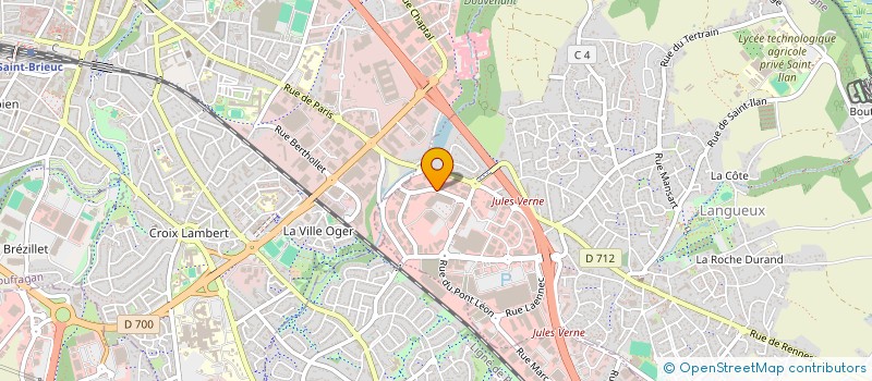 localisation de l'entreprise MB SAINT BRIEUC à LANGUEUX