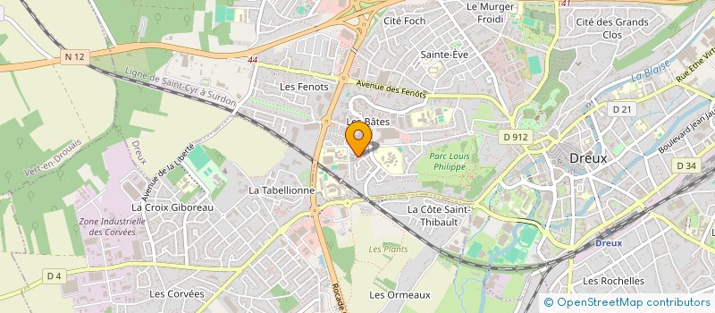 localisation de l'entreprise MB SECURITE à DREUX