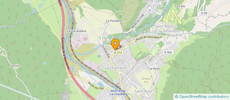 localisation de l'entreprise MB SERVICES à LA CHAMBRE
